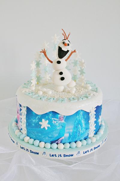 Frozen Meltdown! - Cake by Judy