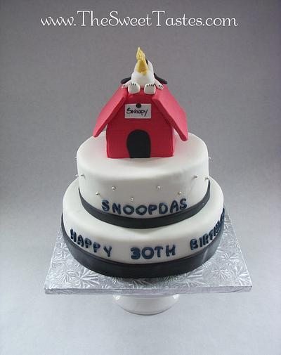 Snoopy Birthday cake - Cake by thesweettastes