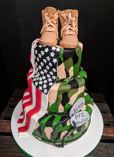 Army cake - Cake by Della Kelley