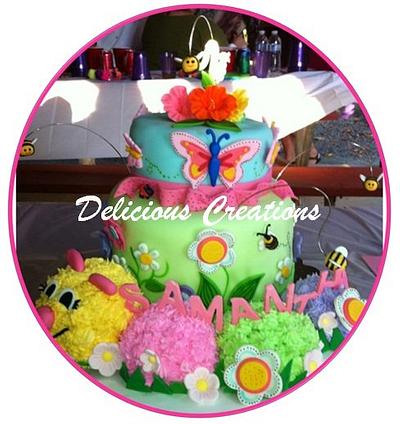 Caterpillar 1st Birthday Cake - Cake by DeliciousCreations