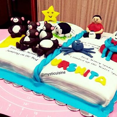 Rhymes theme cake - Cake by Paramjit
