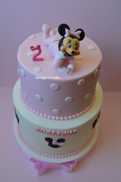 Baby Minie Mouse cake - Cake by Georgia´s Cakes 
