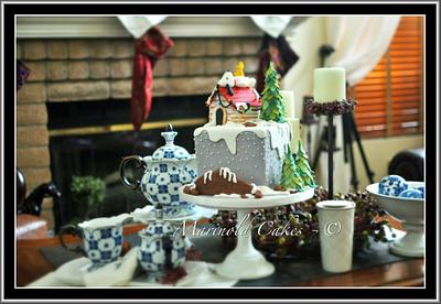 Snoopy in Winter - Cake by Mavic Adamos