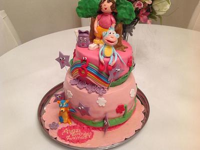 Dora the explorer  - Cake by Malika