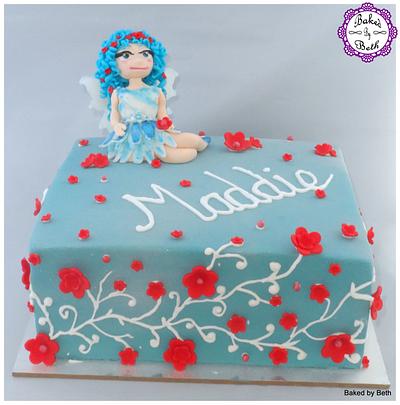 Blue Fairy  - Cake by BakedbyBeth