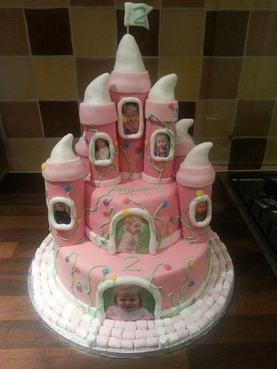 princess castle cake - Cake by Lou Lou's Cakes