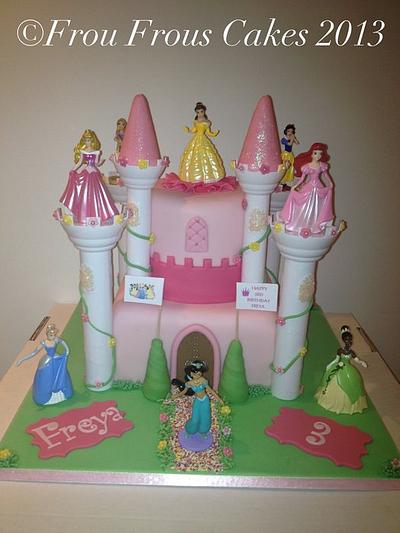 Princess Castle Cake for my little princess - Cake by Frou Frous Cakes