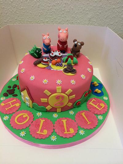 Peppa's picnic  - Cake by Kirsty 