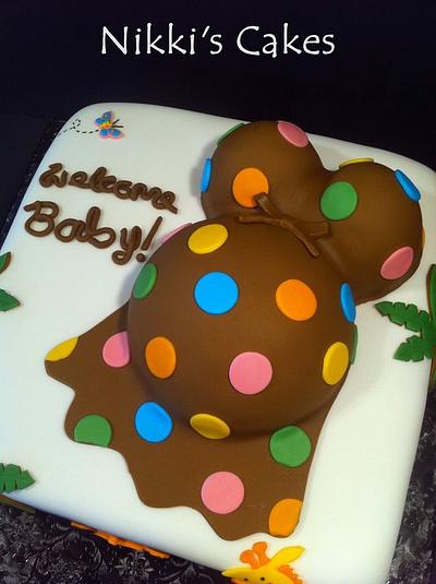 Jungle Babyshower Cake - Cake by Nikki Belleperche
