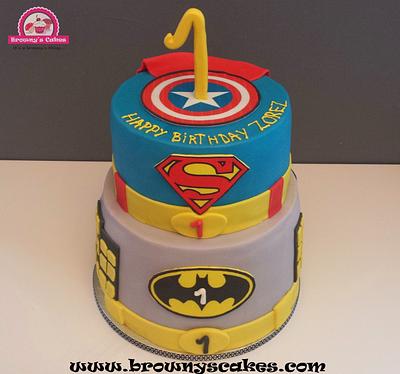 Superhero cake - Cake by Browny's Cakes