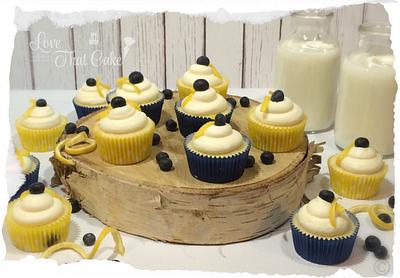 Lemon blueberry cupcakes - Cake by Michelle Bauer