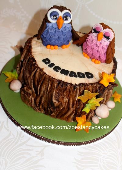 Owl cake - Cake by Zoe's Fancy Cakes