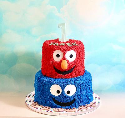 Sesame Street cake - Cake by soods