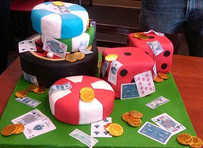Casino Cake - Cake by Stephanie Magdiel