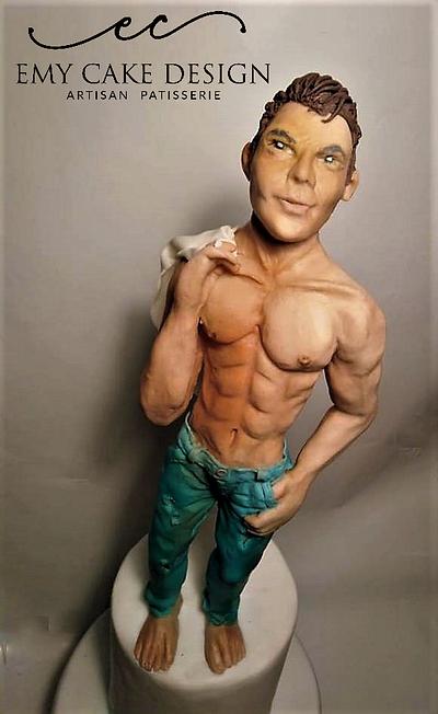 Sexy man sculpture :) - Cake by EmyCakeDesign