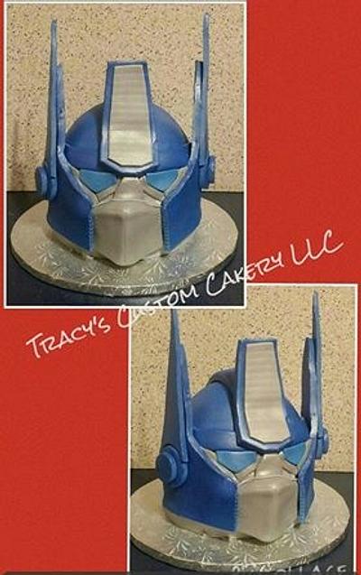 Optimus Prime Cake - Cake by Tracy's Custom Cakery LLC