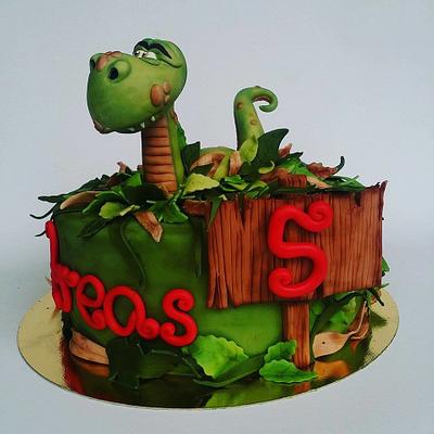 Dino - Cake by Jolanta Nowocin