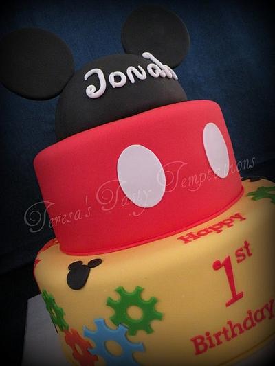 Mickey gears cake - Cake by Teresa Cunha