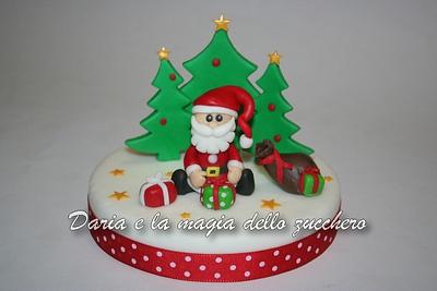 Santa Clause cake topper - Cake by Daria Albanese