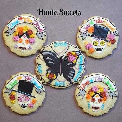 Day of the dead cookies for Go Bo! bake sale - Cake by Hiromi Greer
