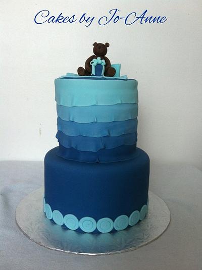 Baby Boy Shower - Cake by Cakes by Jo-Anne