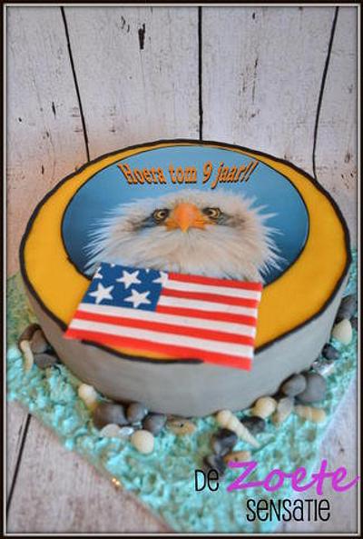 Bald Eagle Birthday Cake - Cake by claudia