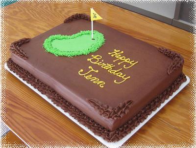 Golf - Cake by Wendy Army