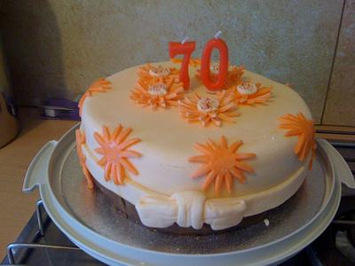 70th birthday cake - Cake by Love it cakes