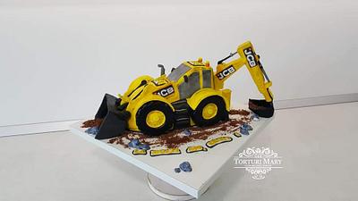 Bbc excavator cake. - Cake by Torturi Mary