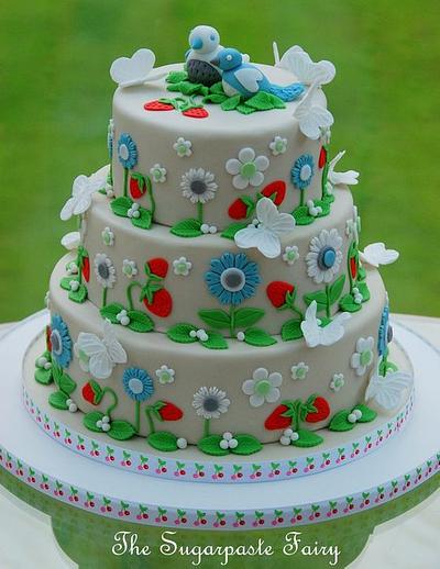 Love Birds - Cake by The Sugarpaste Fairy