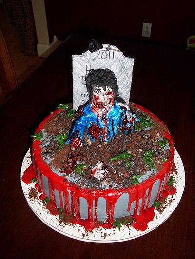 Zombie birthday cake - Cake by Jackie