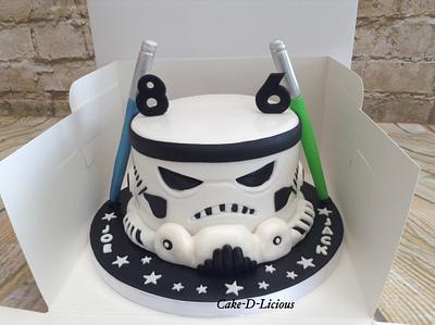 Storm Trooper cake - Cake by Sweet Lakes Cakes