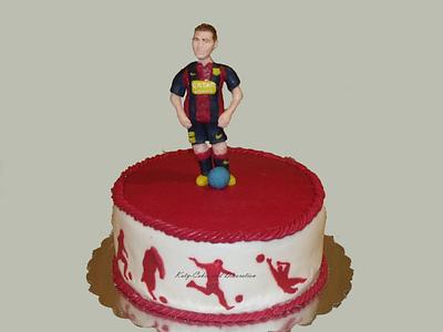 Messi - Cake by Katya