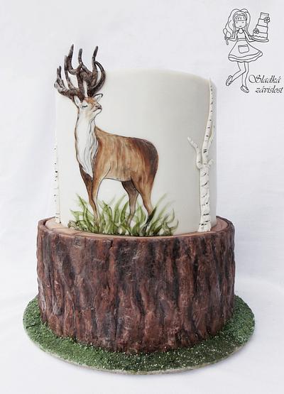The deer - Cake by Sladká závislost