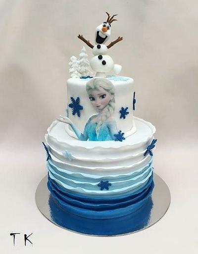 frozen - Cake by CakesByKlaudia