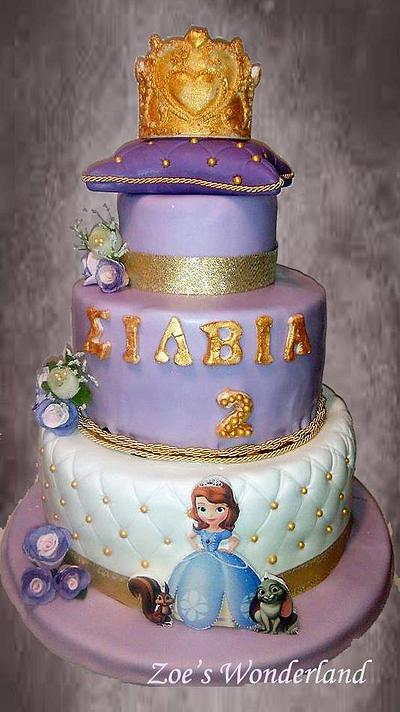 Princess Sofia - Cake by Zoi Pappou