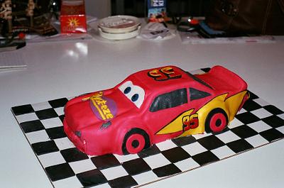 Lightning McQueen  - Cake by Anna Rapoza