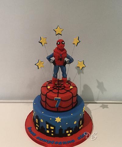 Spiderman cake  - Cake by Donatella Bussacchetti