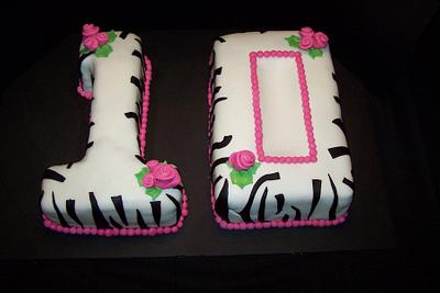 Zebra Print  #10 - Cake by Denise
