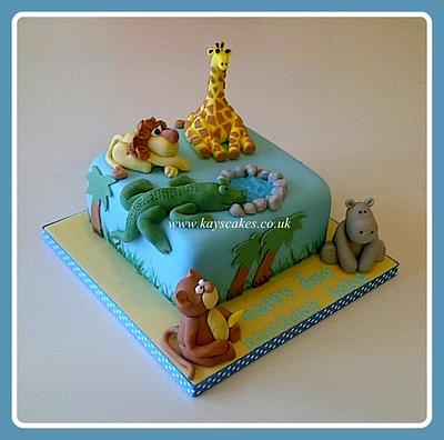 Jungle Animals Cakes - Cake by Kays Cakes