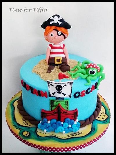 Oscar the pirate  - Cake by Time for Tiffin 