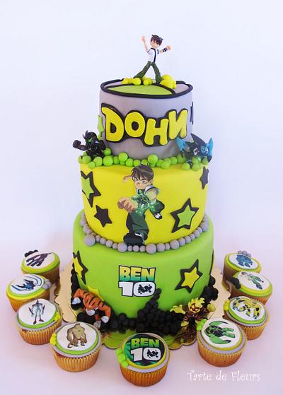 Ben 10 Birthday Wishes Cake With Your Name