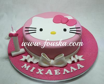 Hello Kitty - Cake by Georgia