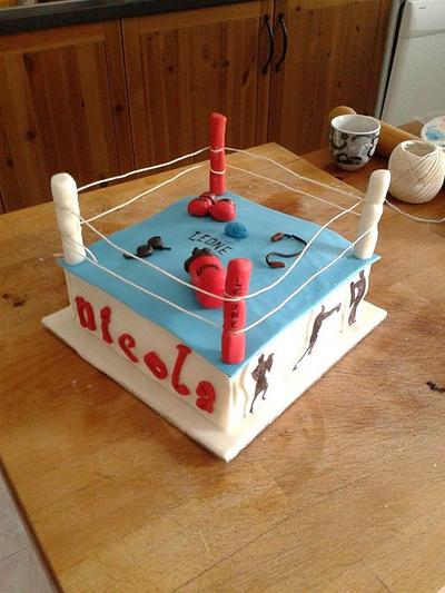 BOXE RING CAKE - Cake by FRELIS77