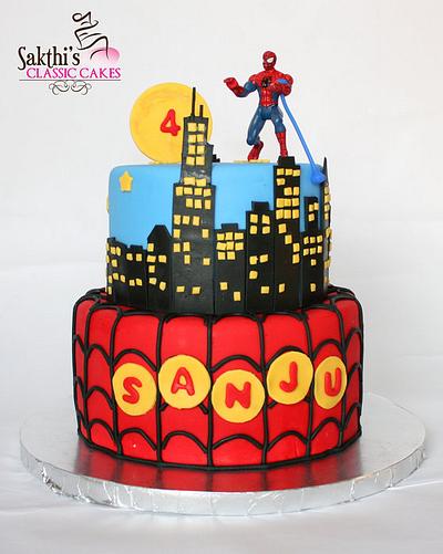 Spiderman cake - Cake by Classic Cakes by Sakthi