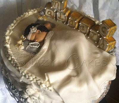 Baby Christening Cake - Cake by Sherry Klinedinst