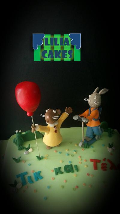 Pip and Posy are here!  - Cake by LiliaCakes