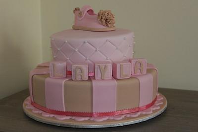 Christening Cake - Cake by Emma's Cakes and Bake