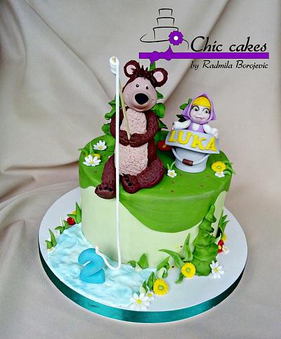 Masha and the bear cake - Cake by Radmila