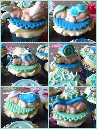 Baby shower baby cupcakes - Cake by Carrie